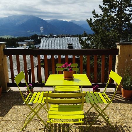 Studio Cabine Chaleureux A Pyrenees 2000 - Wifi Et Parking Prive Bolquère 외부 사진